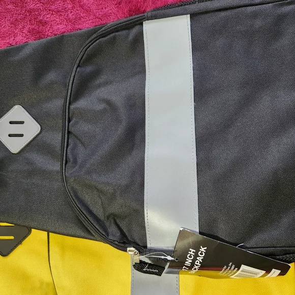 Vibrant Kids Backpack Trio - Red, Yellow, and Black - Picture 5 of 9